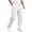 White, variant on WIZUTIZ Mens Slim Dress Pants Pleat-Front Summer Casual Trouser High Waist Business Suit Pants Long for Men