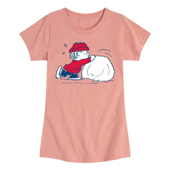 Peanuts - Linus Snowball - Toddler & Youth Girls Short Sleeve Graphic T-Shirt