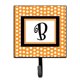 thumbnail image 1 of "Treasures CJ1033-BSH4 Letra B Inicial Monogram-Orange Polka Dots Leash Holder o Key Hook, Small, Multicolor" Caroline's Treasures CJ1033-BSH4, 1 of 1