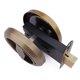 thumbnail image 3 of Double Sided Pull Ring Lock Elegant 201 Stainless Steel Pocket Door Latch, 3 of 10