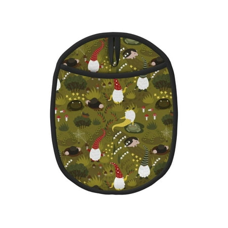 

Tebeau Gnomes Playing in the Garden Print Silicone Pot Holders Multi-Purpose Hot Pads for Kitchen Trivets Potholders Oven Mitts for Baking Cooking Hot Dishes Pans Heat Resistant