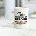 thumbnail image 4 of This House Runs On Strong Coffee And Cheap Wine 11oz Plastic Coffee Mug | Funny Home Cups, 4 of 8