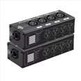 thumbnail image 1 of 3 Pair 4 Channel XLR/ Audio RJ45 Cat5/Cat6 Ethernet Extender XLR Extender Transceiver for Live Stage, 1 of 6