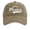 Khaki, variant on Women's Vintage Washed Denim Printed Baseball Cap