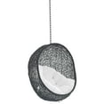 thumbnail image 2 of Modway Encase Swing Outdoor Patio Lounge Chair without Stand in Black/White, 2 of 8