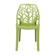 thumbnail image 3 of LeisureMod C18SG Chaise de Salle à Manger Moderne Cornelia, Vert Uni (Ensemble de 1), 3 of 6