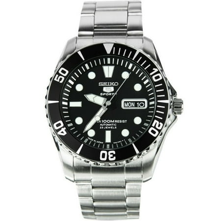 100m Subdials Bracelet - SEIKO SNZF17J1,Men's Automatic Sports,Self Winding,Stainless Steel Case and bracelet,Screw Back,100m WR,SNZF17