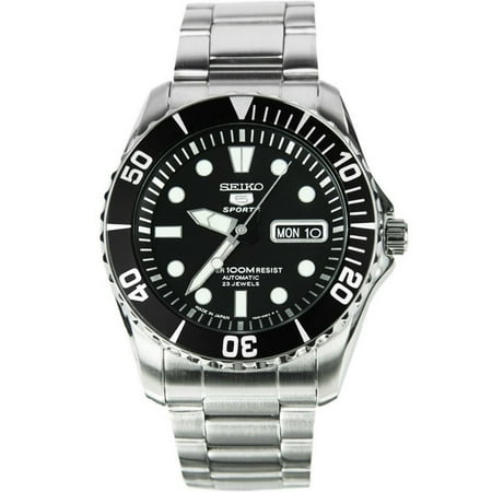 SEIKO SNZF17J1,Men's Automatic Sports,Self Winding,Stainless Steel Case and bracelet,Screw Back,100m