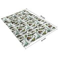 thumbnail image 4 of Colorful Realistic Dinosaurs Pattern Blanket,Comfortable Soft Lamb Wool Throw Blanket,All Season,Warm Lightweight Blankets for Sofa Bed Couch Living Room Chair,40"x50", 4 of 4