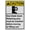 Warning Sign 3, variant on Industrial Caution Sign Forklift Sign (Use a forklift or electric pallet jack to lift tank) 8 in" x 12 in" UV Resistant Indoor Outdoor Workplace Industrial Caution Danger Warning SIgn