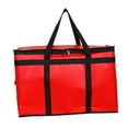 thumbnail image 4 of Bolsa aislante para entrega de alimentos, bolsa de comestibles para comida fría y caliente, calentador de alimentos, bolsa térmica para restaurante, Rojo, 4 of 8
