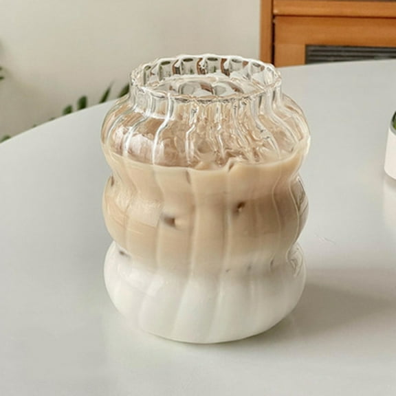 Glass Cups,18 oz Iced Coffee Cups,Drinking Glasses,Beer Can Glass Glass Tumbler for Smoothie, Whiskey, Cocktail, Soda, Boba Tea, Gift