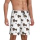 thumbnail image 2 of Balery Dachshund Dog Pantalones cortos de pijama de punto de algodón para hombre con cinturilla y bolsillos-X-Large, 2 of 6