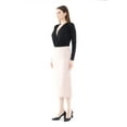 thumbnail image 3 of G-Line Stone Back Vented Pencil Midi Skirt for Women — Sizes 4-24 — Size 22, 3 of 10