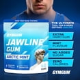 thumbnail image 6 of GYMGUM Jawline Ultra Hard Chewing Gum for Jaw Training & Facial Fitness | Sugar-Free, Keto-Friendly Mewing Gum (Arctic Mint, 120 Count), 6 of 7