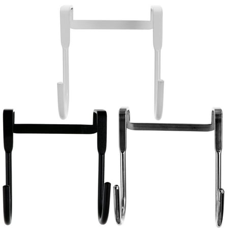 

3pcs S-shaped Over Door Hooks Stainless Steel Hanger for Kitchen Bathroom