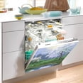 thumbnail image 4 of Coolnut Spring Landscape Painting Dishwasher Magnet Cover, Front Dishwasher Cover Decoration, Home Cabinet Decals Appliances Stickers, Magnetic Sticker Decorative, 4 of 6