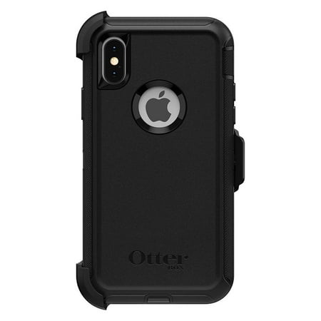 OtterBox DEFENDER SERIES Case & Holster for iPhone X / iPhone XS - Black