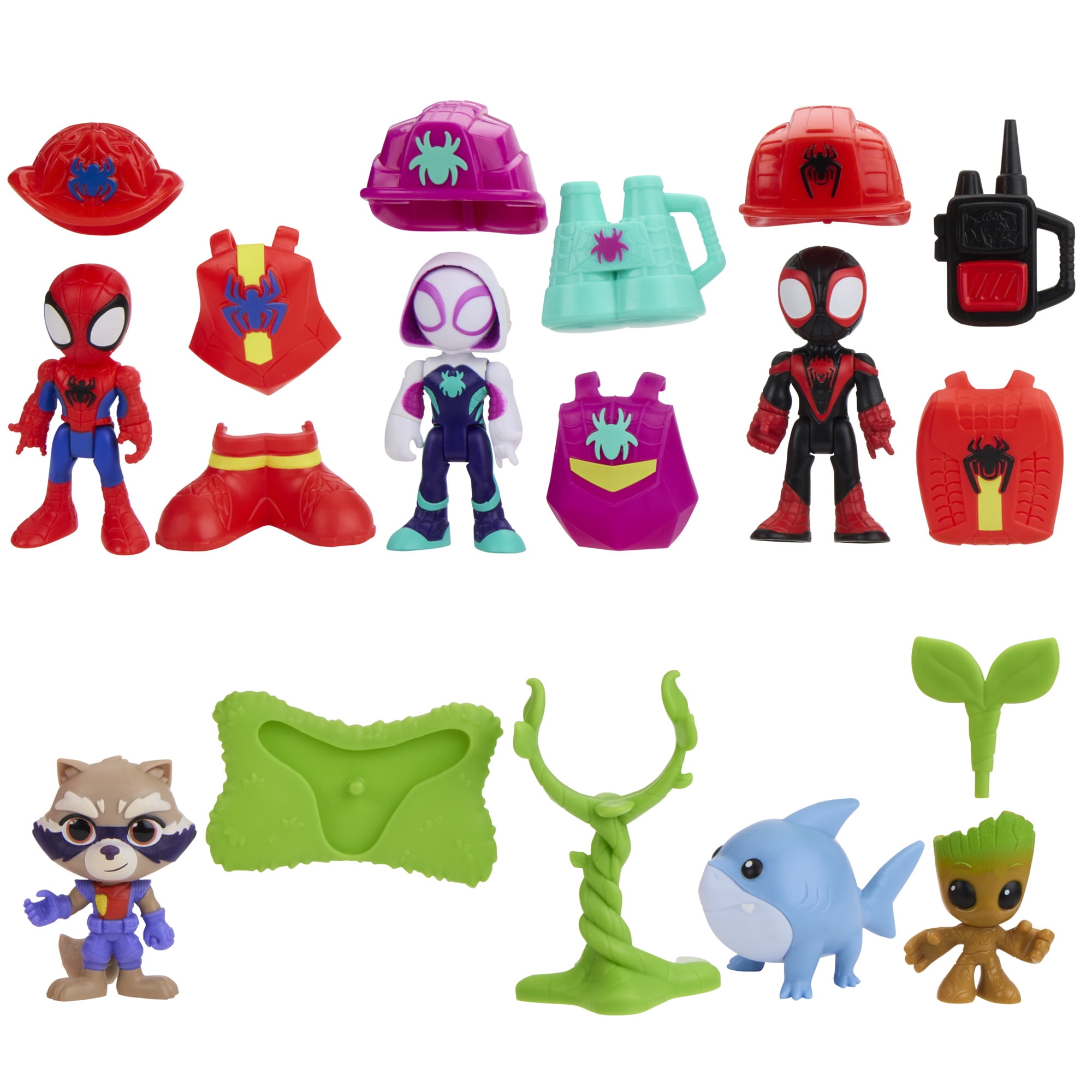 Marvel Spidey and his Amazing Friends Rescue-Webs Rescue Spidey and Crew Action Figures