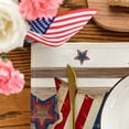 thumbnail image 6 of Sm:)e Stars 4th of July Placemats Set of 4, Wooden Patriotic Decor Durable and Stylish Independence Day Party and Family Gathering Supply 12 x 18 Inch, 6 of 7
