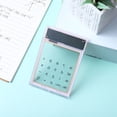 thumbnail image 4 of Visland Transparent Calculator 8-Digit Display Calculator Solar Power Supply Calculator for Home School Office, 4 of 8