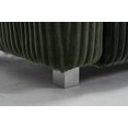 thumbnail image 3 of Modern Corduroy Three-Seater Sofa 114" with Sturdy Wooden Frame and Comfortable Whit Ottoman, 3 of 7