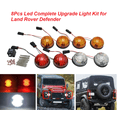 thumbnail image 5 of 8 Smoked Lens Led Complete Upgrade Light Kit for Land Rover Defender, Front Indicator Light Front Side Light Rear Tail Light Set Light Assembly, 5 of 7