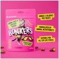 thumbnail image 6 of (10 pack) BONKERS Bites Catnip & Chick 'N' Cheddar Flavor Crunchy & Soft Treats for Cats, 3oz Bag, 6 of 18
