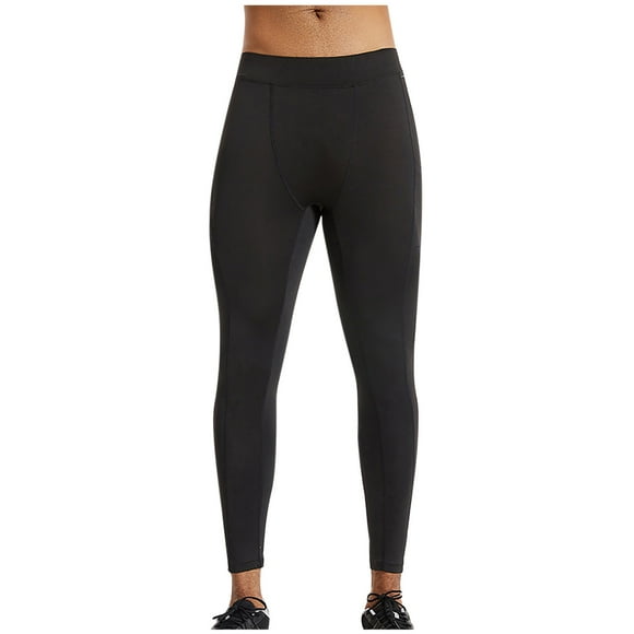 aidice Men Leggings Stretch Slim Athletic Workout Gym Pants Lightweight Casual Elastic Waist Exercise Running Yoga Pant