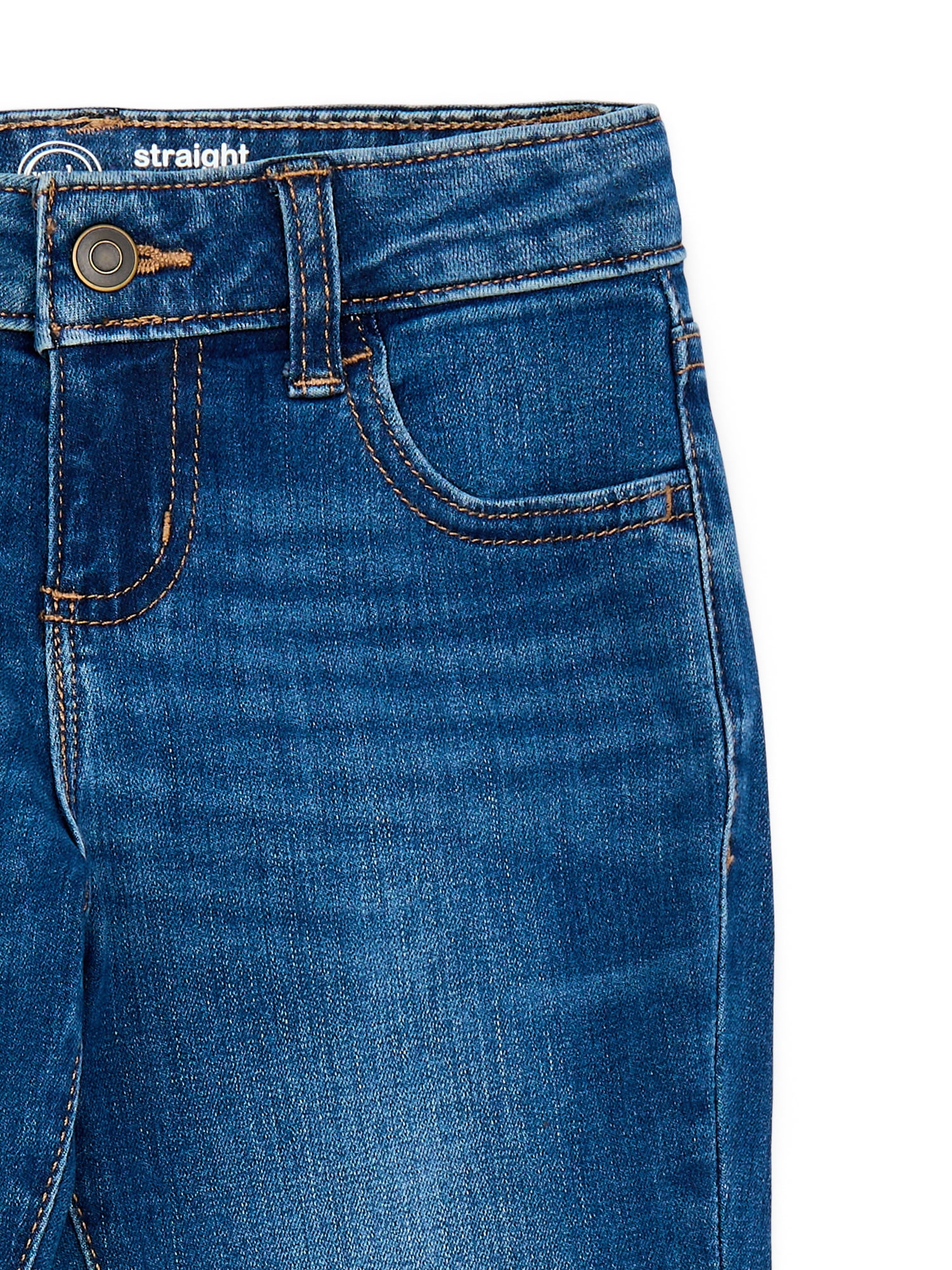 Wonder Nation Girl's Straight Leg Jeans, Sizes 5-18 & Plus