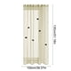 thumbnail image 3 of Cortinas De Poliéster Cortinas Transparentes De Color Liso Con Broche De Mariposa Estereoscópico De Doble Capa, Ideal Para Fiestas O Decoración Diaria, Beige, 100x130cm (1 Unidad) Rkxzt, 3 of 9