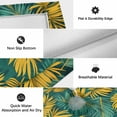 thumbnail image 6 of Turquoise Tropical Outdoor Rug for Patio/Deck/Porch, Non-Slip Large Area Rug 4 x 6 Ft, Gold Palm Leaves Summer Pastoral Indoor Outdoor Rugs Washable Area Rugs, Reversible Camping Rug Carpet Runner, 6 of 8