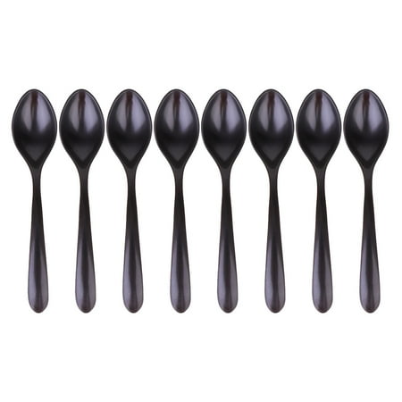 

Etereauty Spoons Spoon Soup Black Melamine Imitation Handle Multi Scoopsrestaurant Coffee Ceramicjapanese Porcelain Ramen