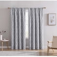 thumbnail image 1 of Jacquard Clip Blackout Rod Pocket Single Window Panel, 1 of 3