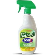 ZORBX See Nothing Spot & Stain Remover Spray - Perfect Stain Remover for Shoes, Clothes, Furniture, and Pet bedding , All-Purpose Odor Eliminator (24 FL Oz.)
