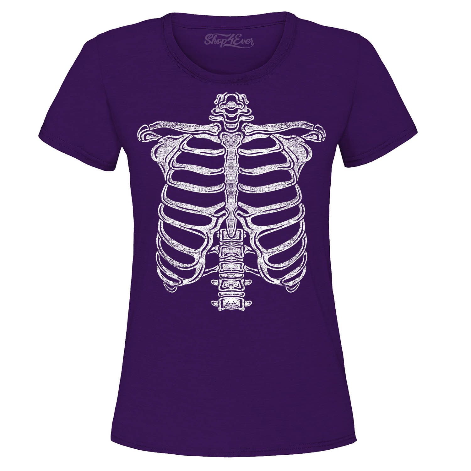 purple skeleton shirt
