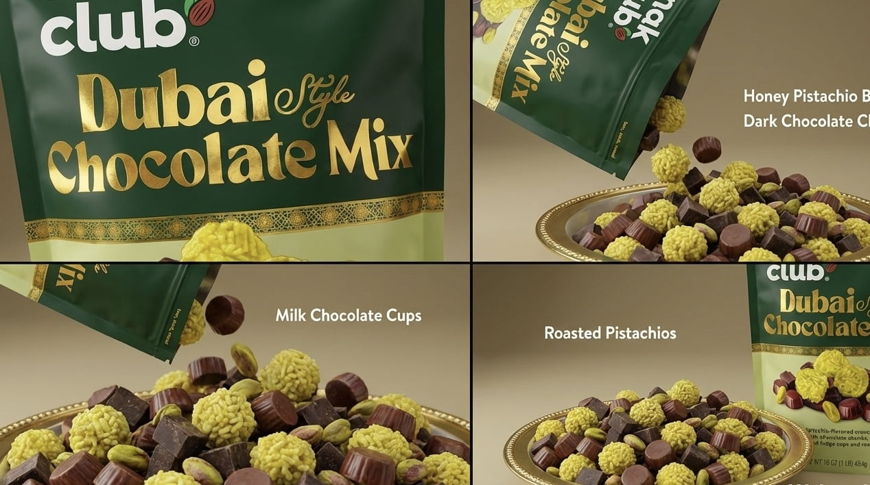 SNAK CLUB DUBAI STYLE CHOCOLATE MIX
