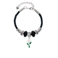 thumbnail image 2 of Delight Jewelry White Flower Godmother Celtic Knot Leather Bead Bracelet, 7"+2" Extender, 2 of 4