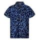 thumbnail image 2 of Camisas hawaianas con estampado de leopardo de colores para hombre, ropa con estampado 3D, camisas hawaianas con botones para playa, blusas de calle de manga corta de verano con solapa, 2 of 5