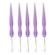 thumbnail image 5 of Juego De Agujas De Lengüeta, Gancho De Ganchillo Multiusos Para El Pelo, Especialmente Diseñado, 5 Piezas, Color Morado Para Boda ANGGREK Otros, 5 of 8