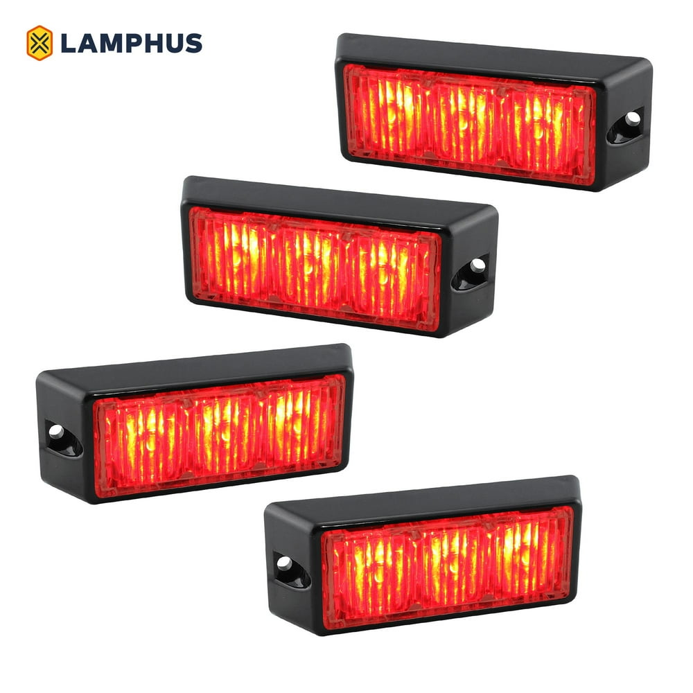 4pc LAMPHUS SolarBlast 3W LED Emergency Firefighter EMS Vehicle Deck