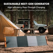 Jackery E1000AC 1060Wh Portable Power Station with 2 x 200W Solar Panels, 1500W Solar Kit for RV, Camping & Backup