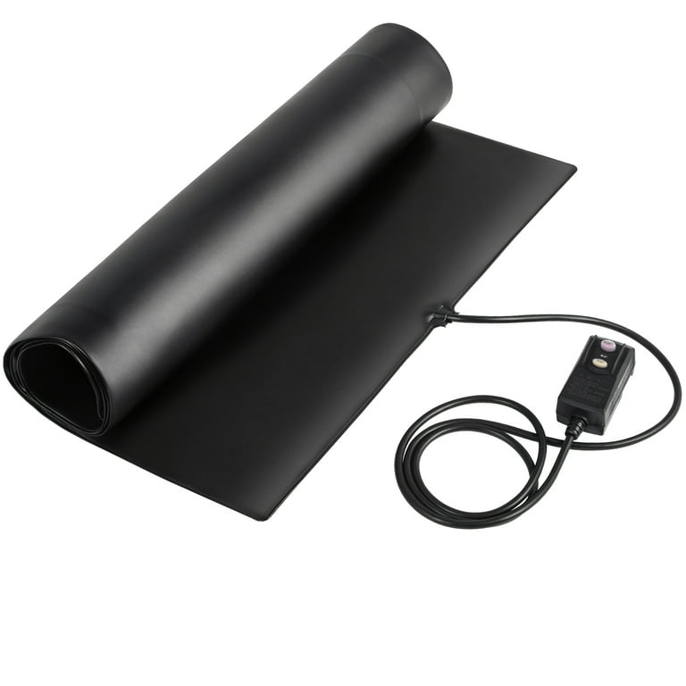 Snow Melting Mat, 11in x 15ft Heated Walkway Mat, 110V Snow and Ice Melting  Mat, PVC Heated Mat with 6ft Power Cord, Slip-Proof, Ideal Winter Outdoor  Snow Mat, 2 in/h Melting Speed