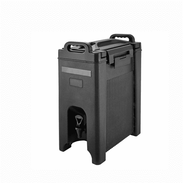 2 Pack Insulated Beverage Dispenser 5 Gal/19L, Hot & Cold Server with Spigot & Handle, Food-Grade Thermal Cooler for Tea, Coffee & Water, Black