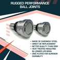 thumbnail image 2 of Rugged Lower/Upper Ball Joint (2006-20) Polaris Hawkeye/Ranger/RZR/Sportsman/Brutus/ACE/General, Made of Chromoly Steel, Zinc Plated for Longer Life, Heat Treated for Strength & Easy to Install, 2 of 3