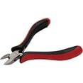 thumbnail image 3 of The Beadsmith Platinum Series German Semi-Flush Side Cutter, 4.75 inches (120mm) with Polished Steel Head, red and Black Ergonomic Comfort Grip Handle and Double-Leaf Spring, Tool for Jewelry Making, 3 of 8
