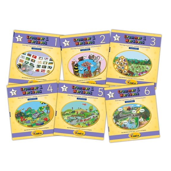 Grammar 1 Workbooks 1-6: In Print Letters (American English Edition), (Paperback)