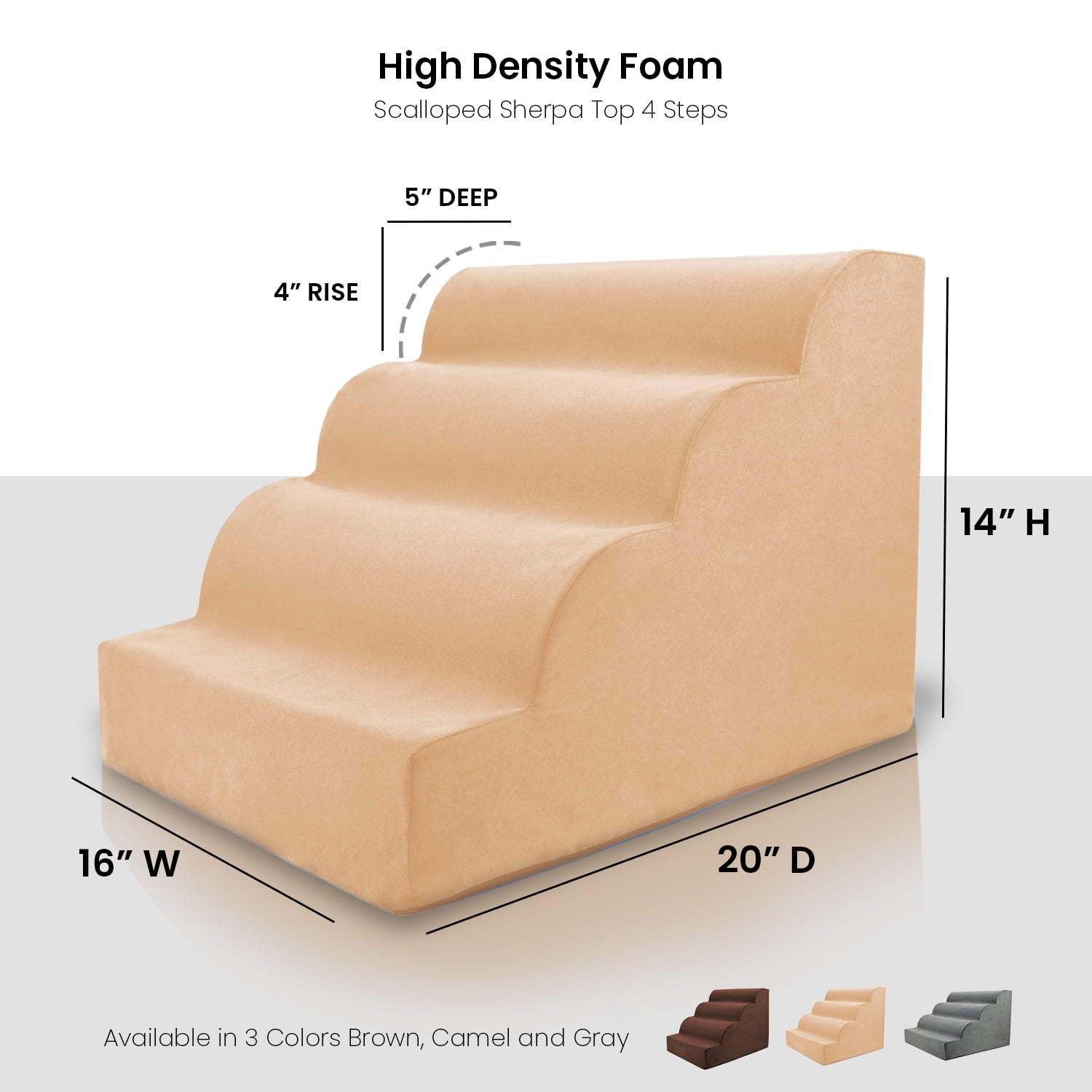4 step foam pet stairs online
