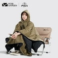thumbnail image 4 of Mobi Garden, Poncho Sleeping Bag, Wearable Hooded Thermal Cape, Outdoor Warm Hooded Camping Quilt,  3 in 1 Sleeping Bag, 20D Ultralight Waterproof Fabric, For Home/Office/Camping/Traveling, 4 of 16