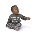 thumbnail image 3 of Onesies Brand Neutral 2Pc Pant and Sweatshirt Set 0/3 Months - 24 Months, 3 of 8